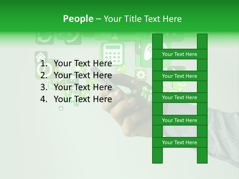Application Like Network PowerPoint Template