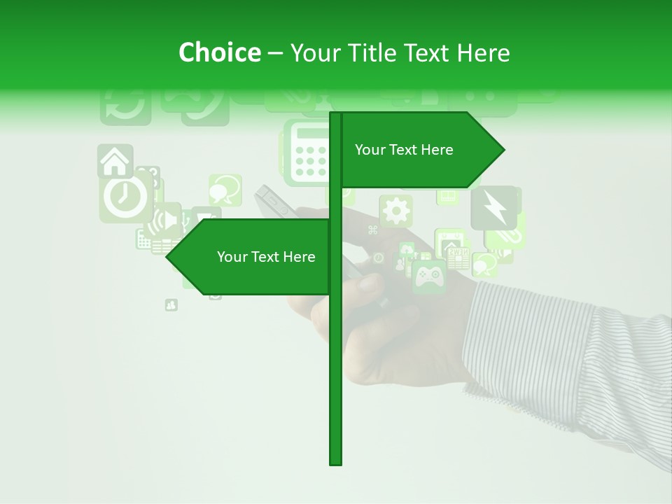 Application Like Network PowerPoint Template