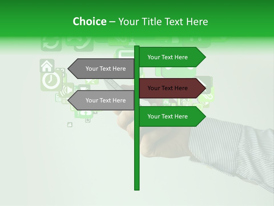Application Like Network PowerPoint Template