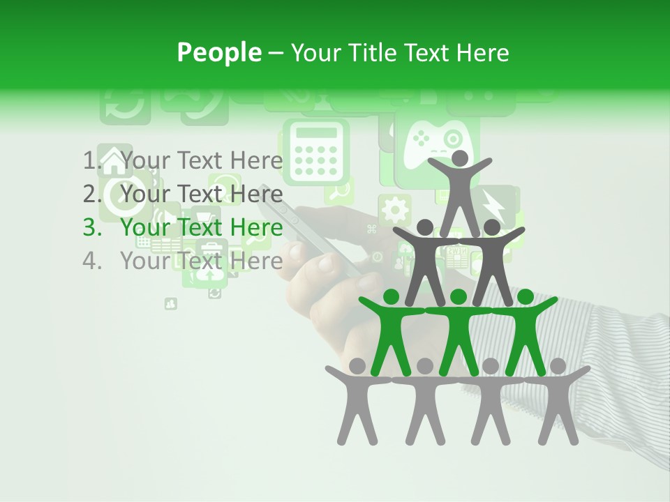 Application Like Network PowerPoint Template