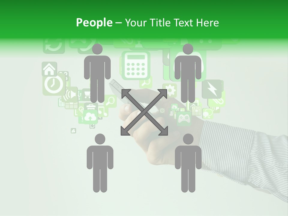 Application Like Network PowerPoint Template