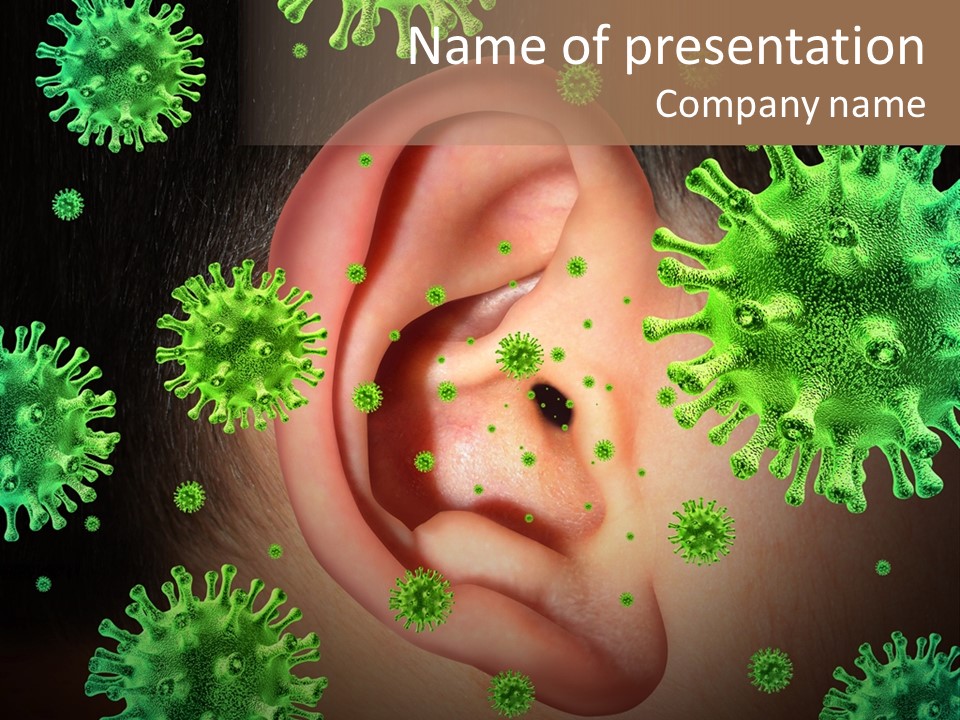 Transmitted Discharge Dangerous PowerPoint Template