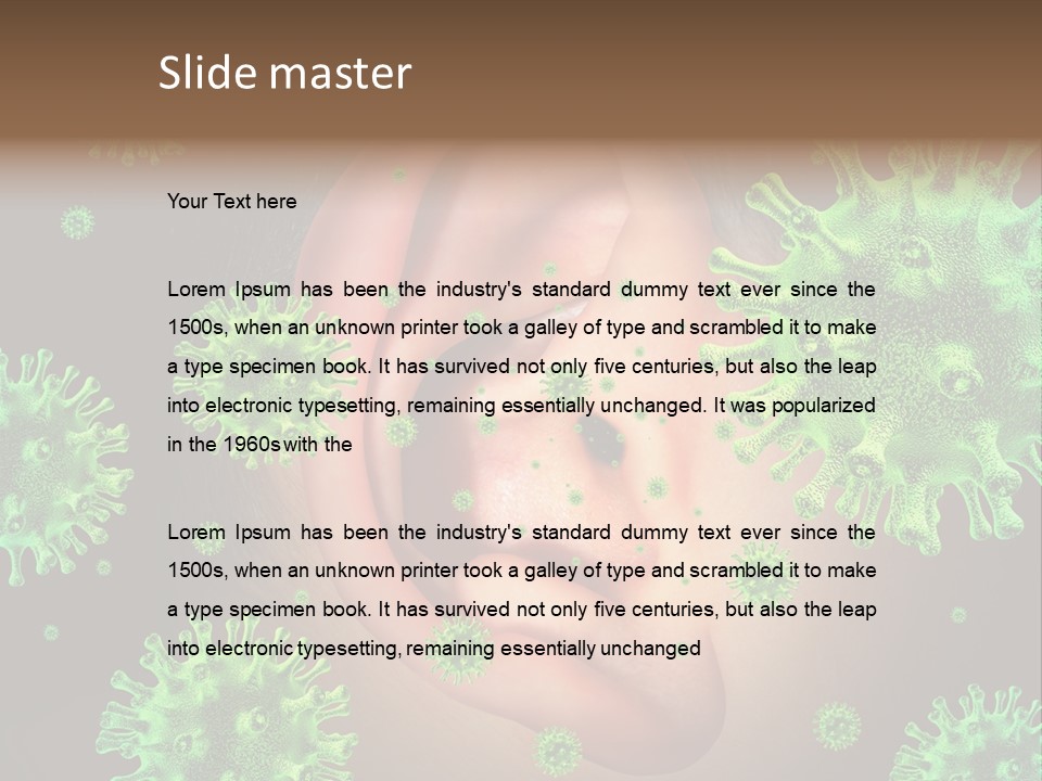 Transmitted Discharge Dangerous PowerPoint Template