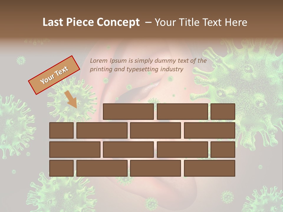Transmitted Discharge Dangerous PowerPoint Template