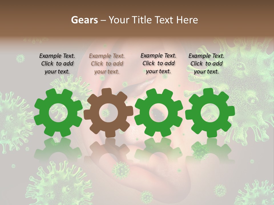 Transmitted Discharge Dangerous PowerPoint Template