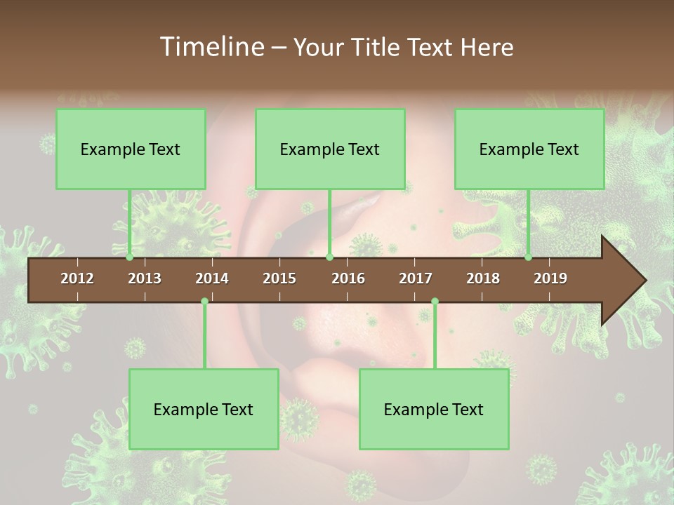 Transmitted Discharge Dangerous PowerPoint Template