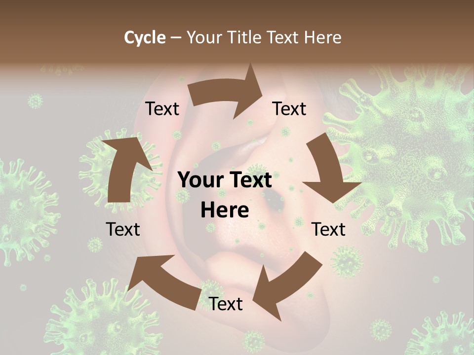 Transmitted Discharge Dangerous PowerPoint Template