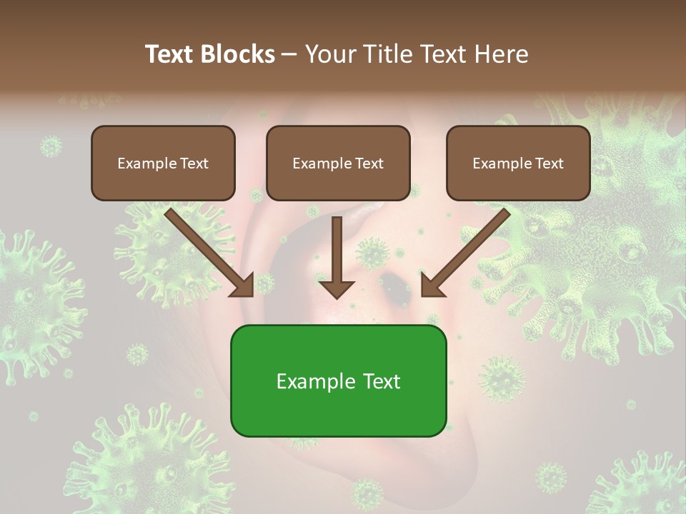 Transmitted Discharge Dangerous PowerPoint Template