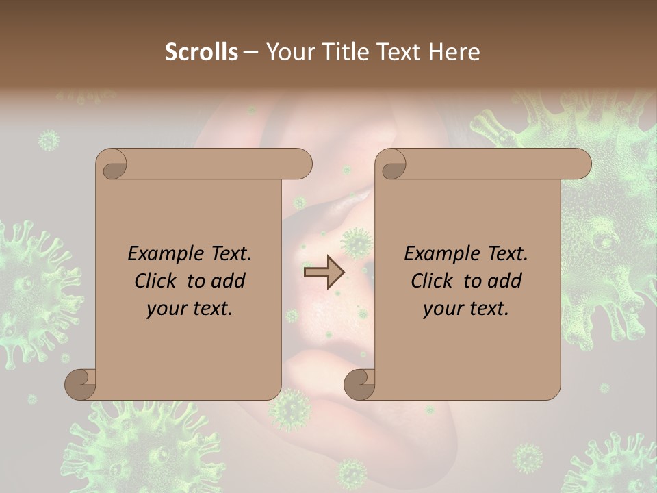 Transmitted Discharge Dangerous PowerPoint Template
