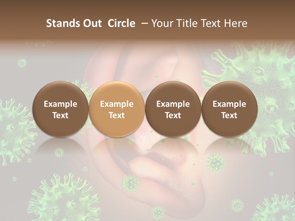 Transmitted Discharge Dangerous PowerPoint Template