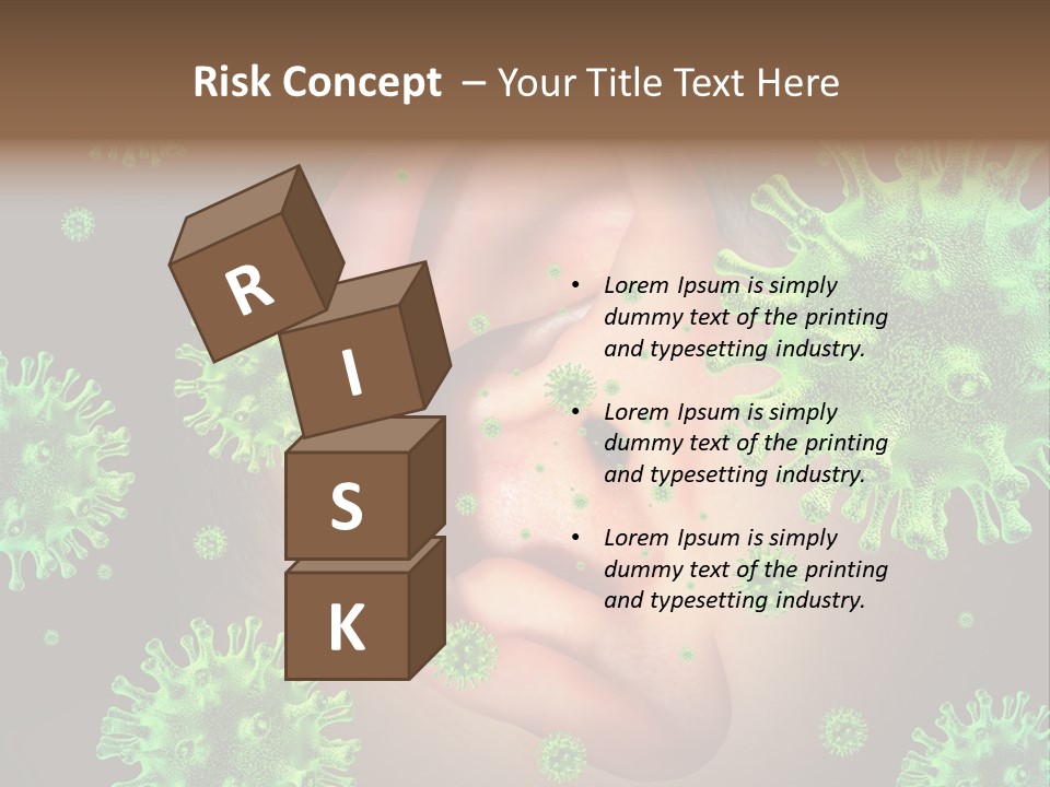 Transmitted Discharge Dangerous PowerPoint Template