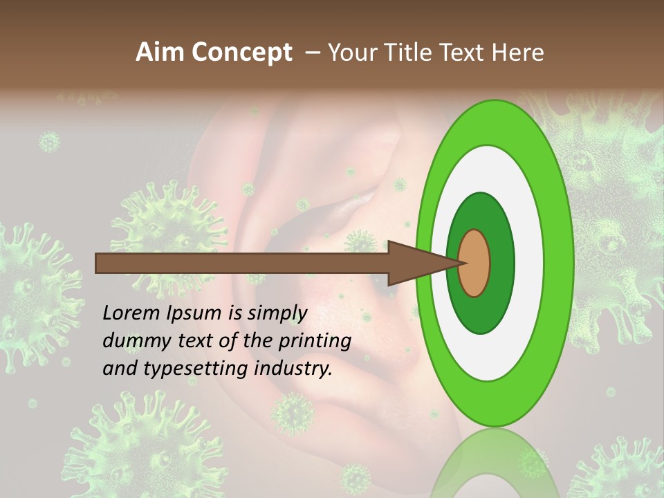 Transmitted Discharge Dangerous PowerPoint Template