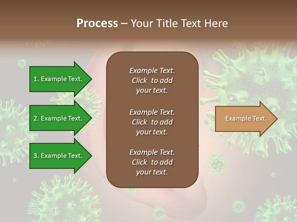 Transmitted Discharge Dangerous PowerPoint Template