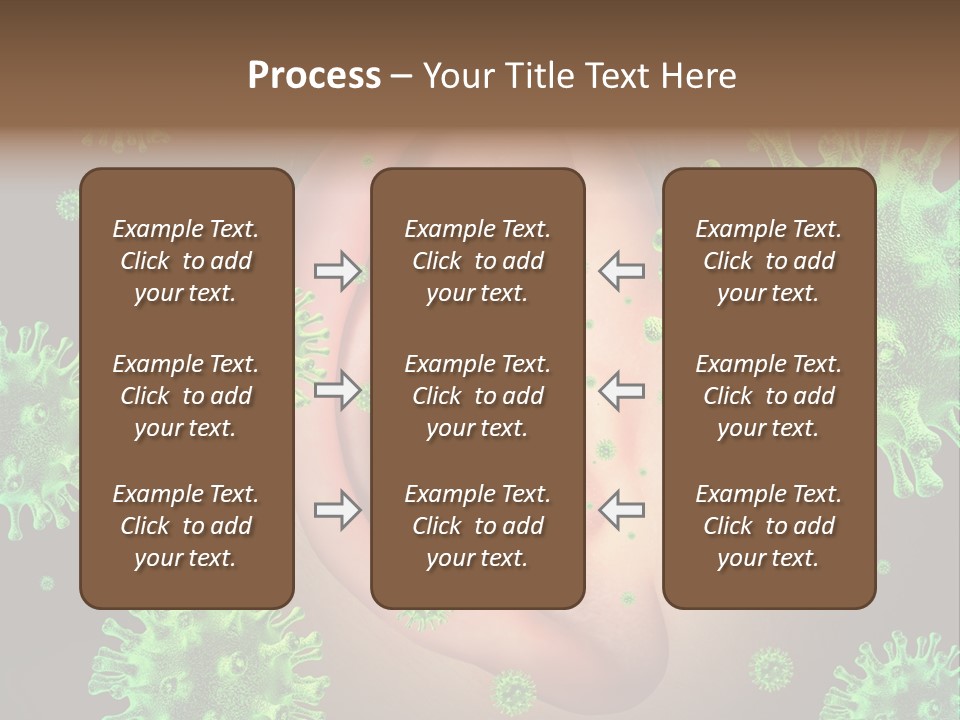 Transmitted Discharge Dangerous PowerPoint Template