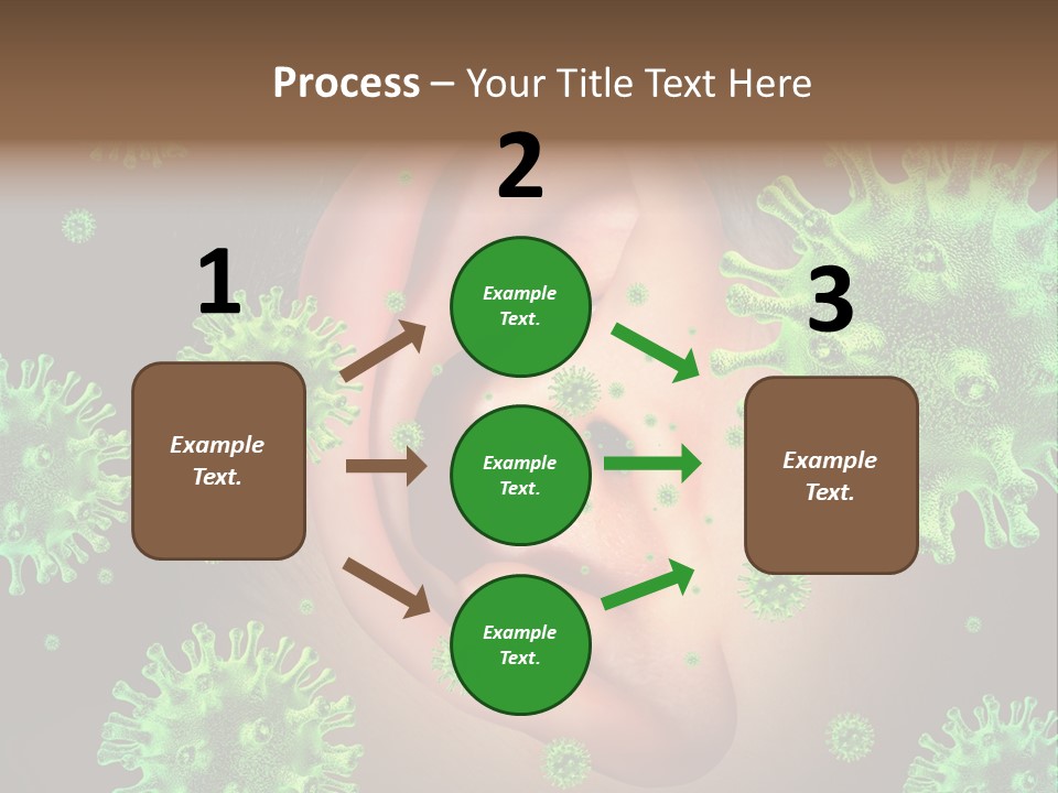 Transmitted Discharge Dangerous PowerPoint Template