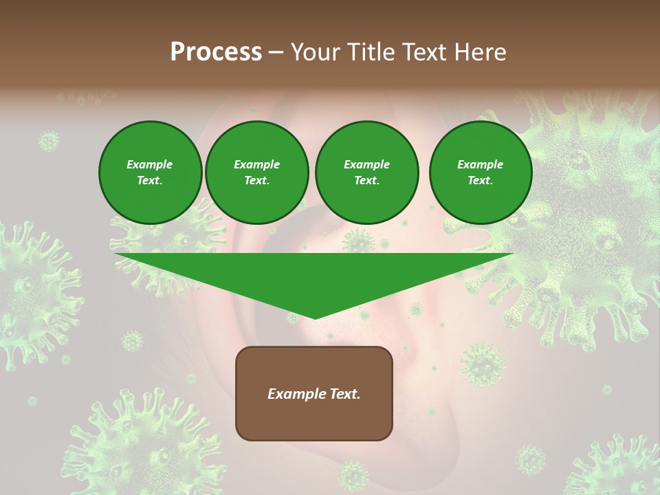 Transmitted Discharge Dangerous PowerPoint Template