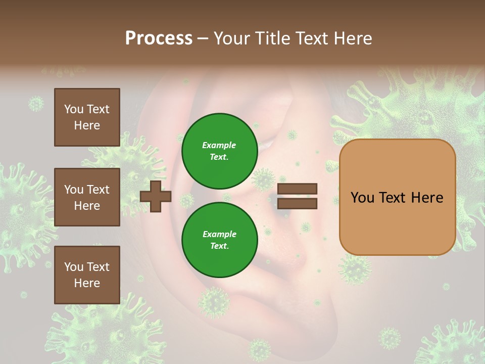 Transmitted Discharge Dangerous PowerPoint Template