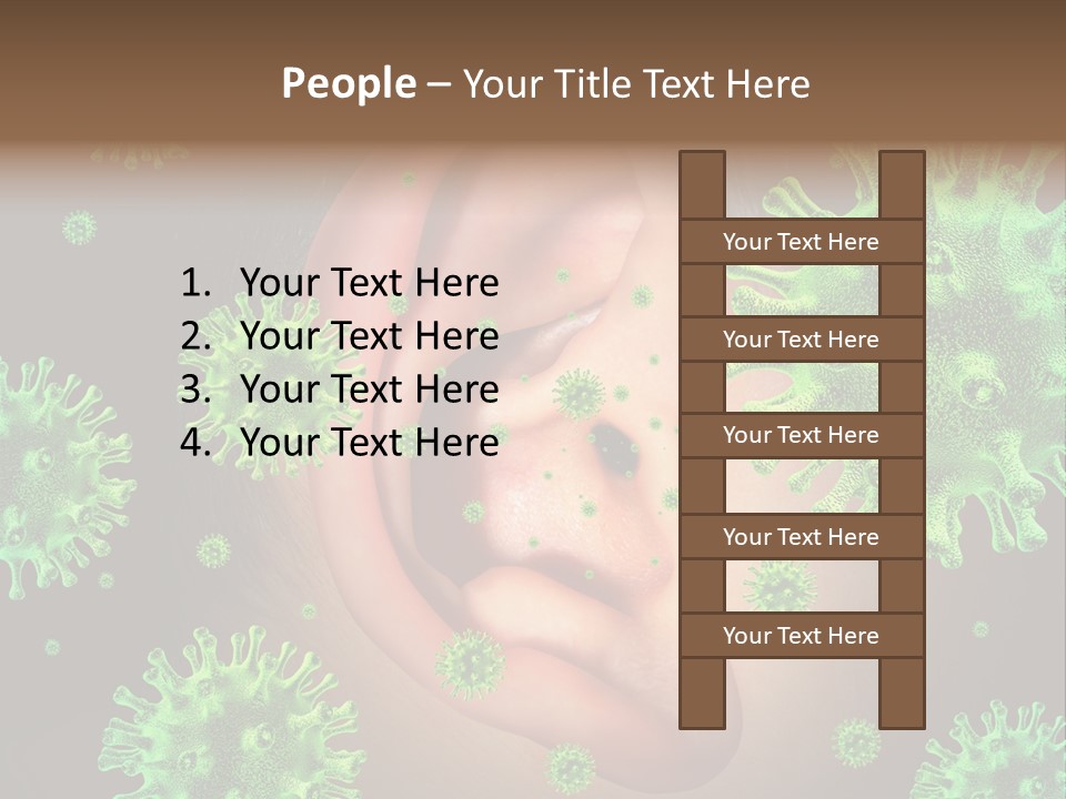 Transmitted Discharge Dangerous PowerPoint Template