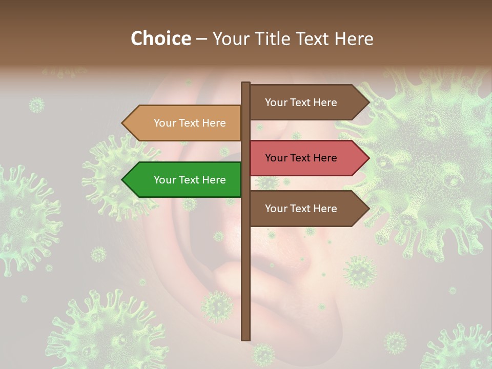Transmitted Discharge Dangerous PowerPoint Template