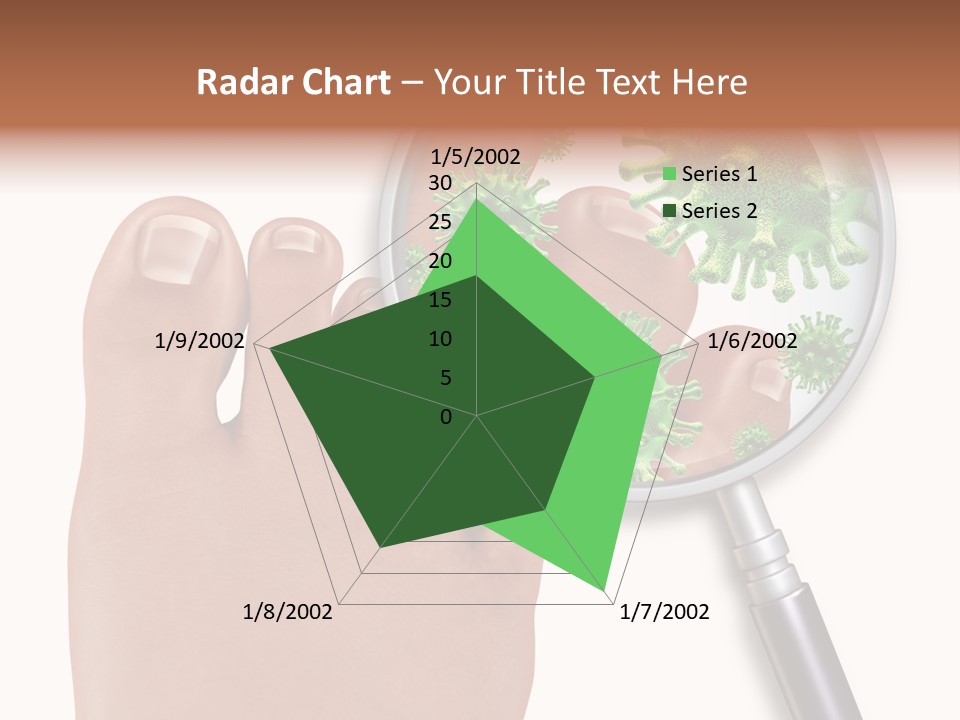 Fungal Nail Infection White Background PowerPoint Template