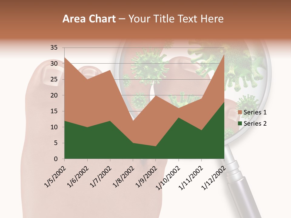 Fungal Nail Infection White Background PowerPoint Template