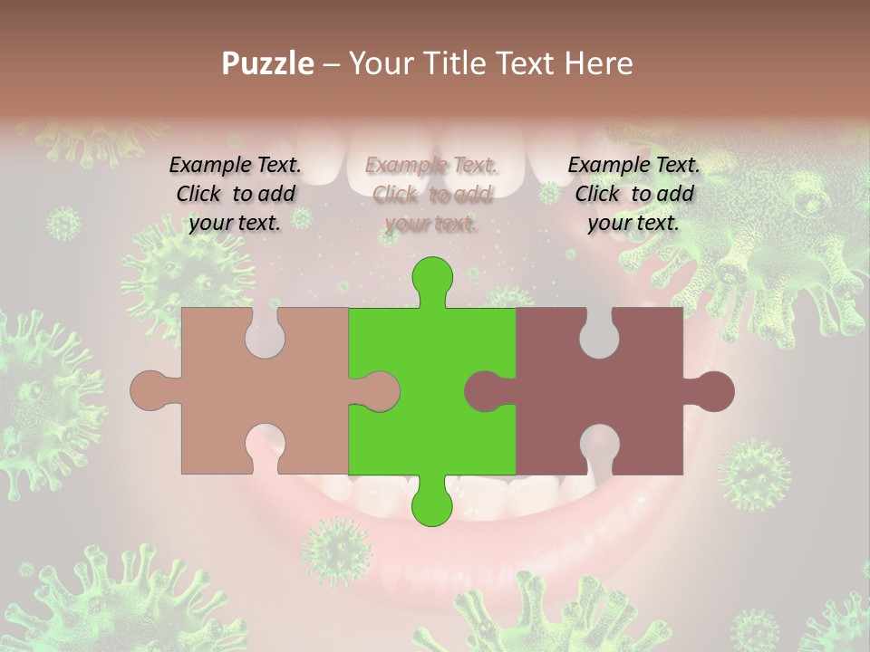 Symbol Germs Flu Virus PowerPoint Template