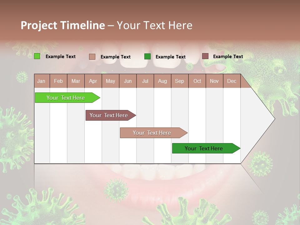 Symbol Germs Flu Virus PowerPoint Template