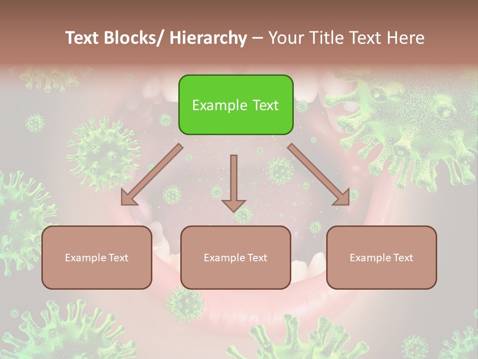 Symbol Germs Flu Virus PowerPoint Template