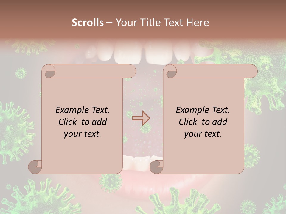 Symbol Germs Flu Virus PowerPoint Template