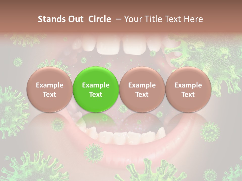 Symbol Germs Flu Virus PowerPoint Template