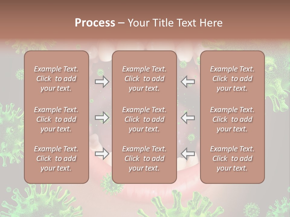 Symbol Germs Flu Virus PowerPoint Template