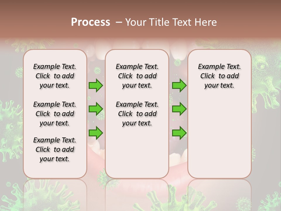 Symbol Germs Flu Virus PowerPoint Template