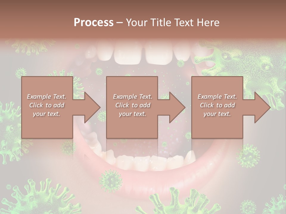 Symbol Germs Flu Virus PowerPoint Template