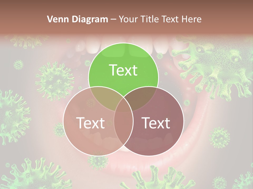 Symbol Germs Flu Virus PowerPoint Template