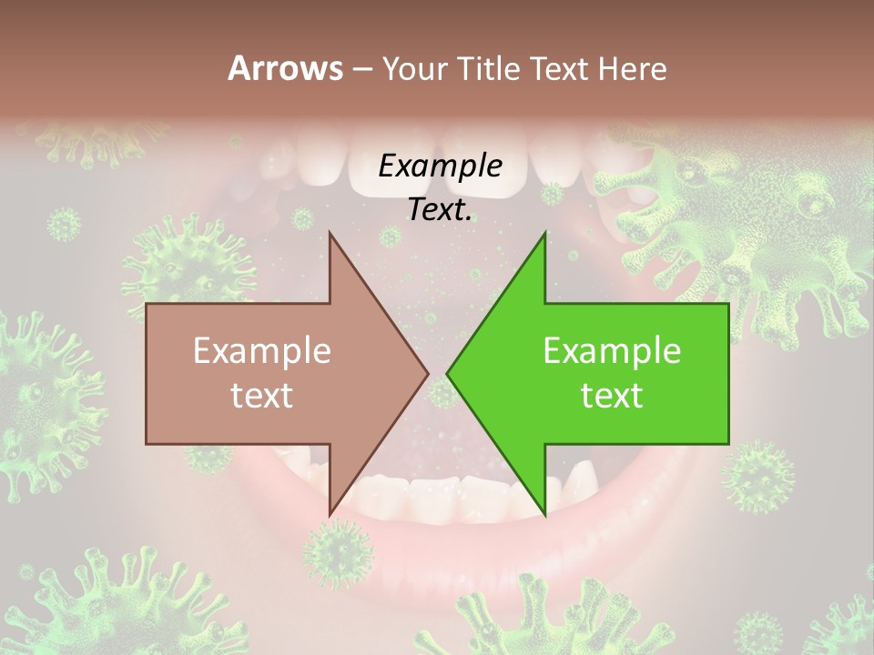 Symbol Germs Flu Virus PowerPoint Template