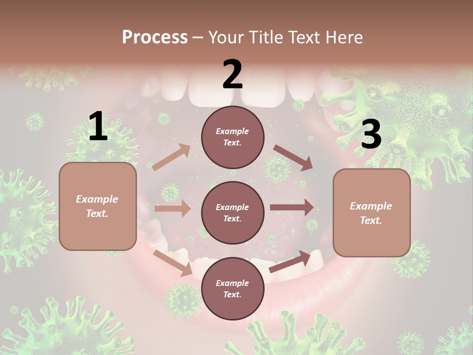 Symbol Germs Flu Virus PowerPoint Template
