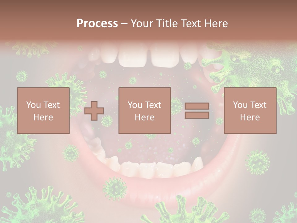 Symbol Germs Flu Virus PowerPoint Template