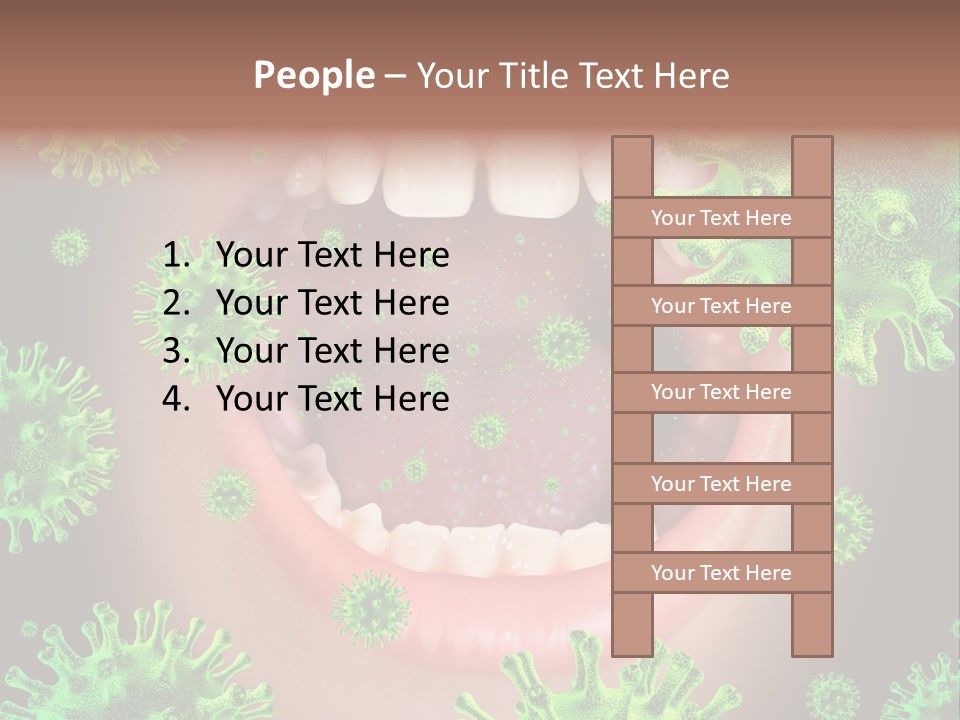 Symbol Germs Flu Virus PowerPoint Template