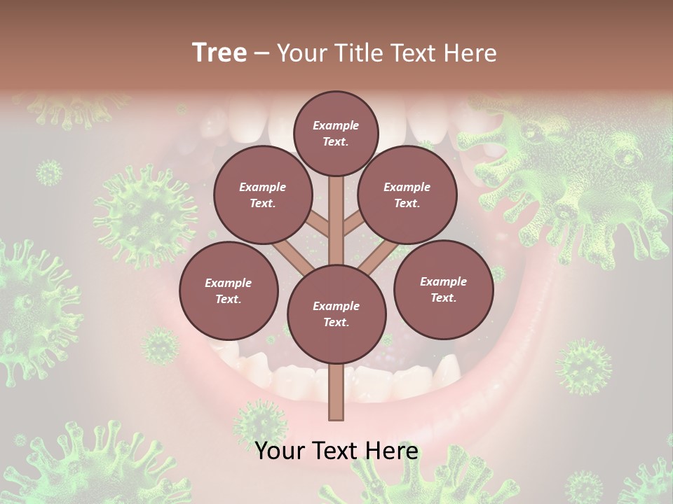 Symbol Germs Flu Virus PowerPoint Template