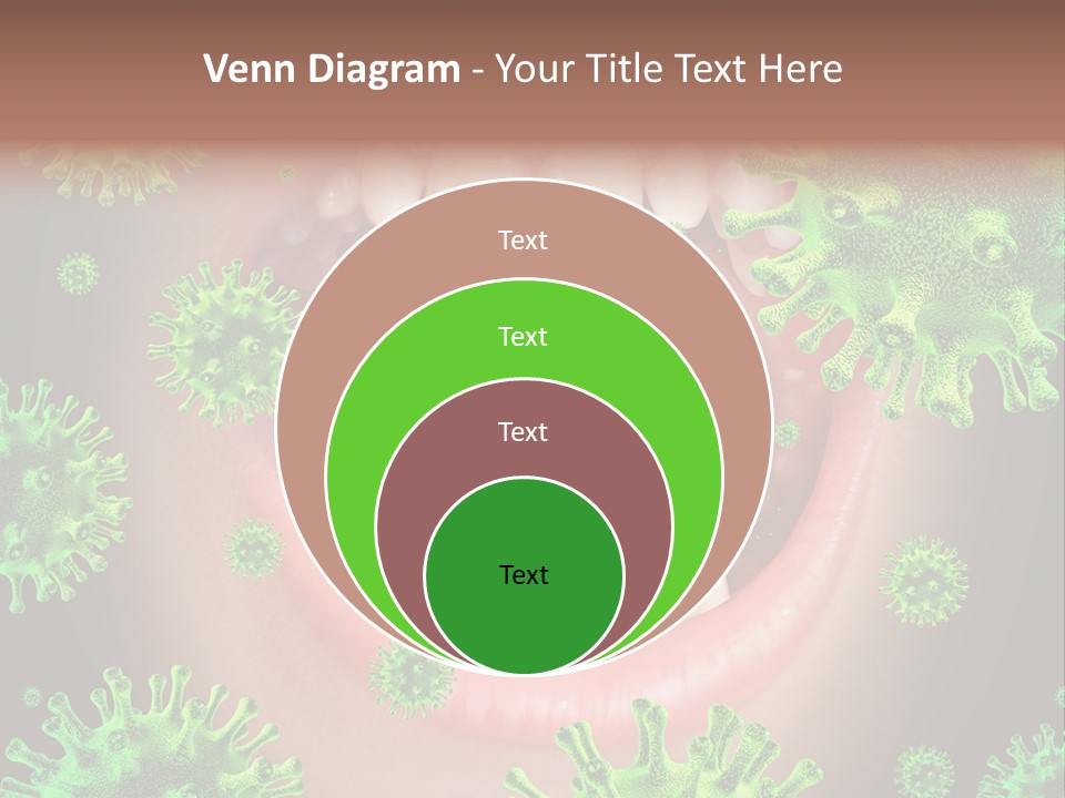 Symbol Germs Flu Virus PowerPoint Template
