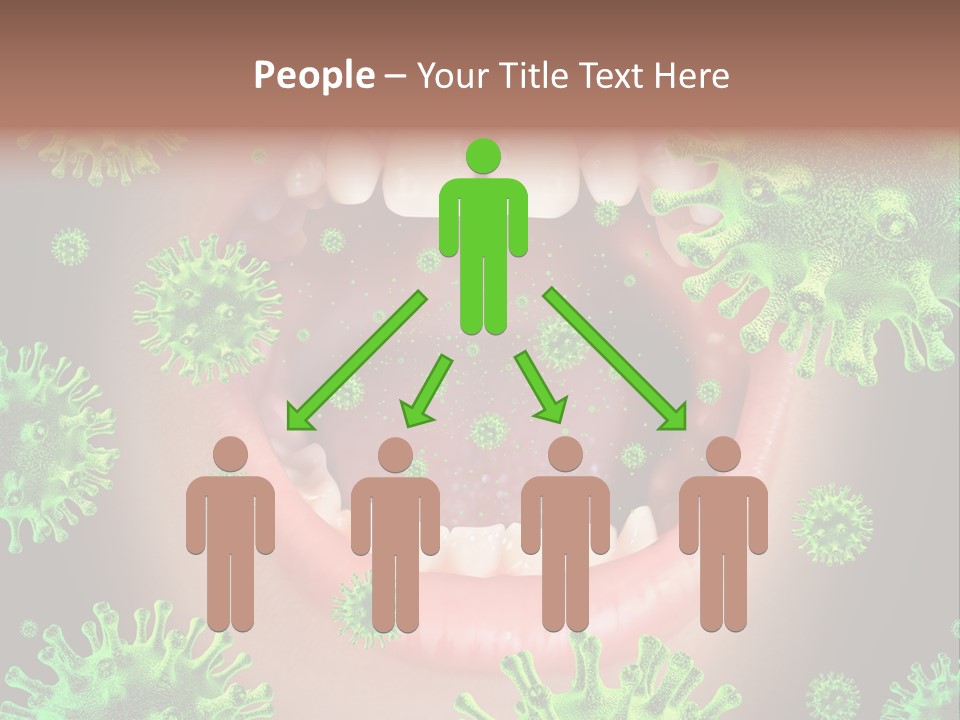 Symbol Germs Flu Virus PowerPoint Template