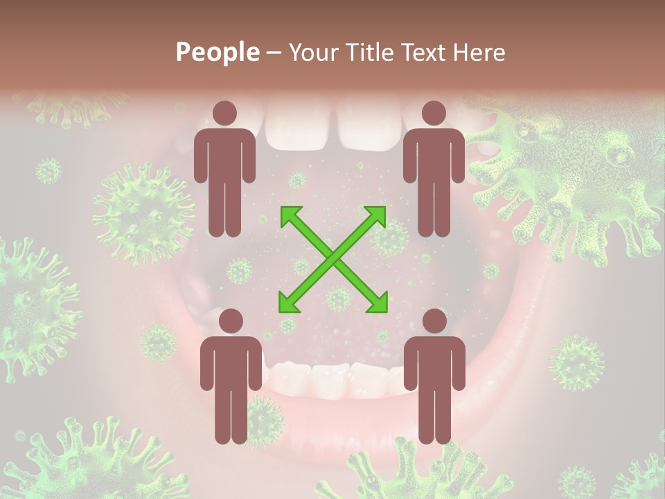 Symbol Germs Flu Virus PowerPoint Template