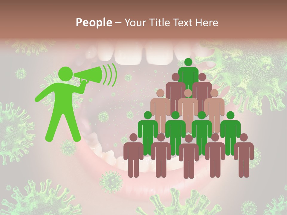 Symbol Germs Flu Virus PowerPoint Template