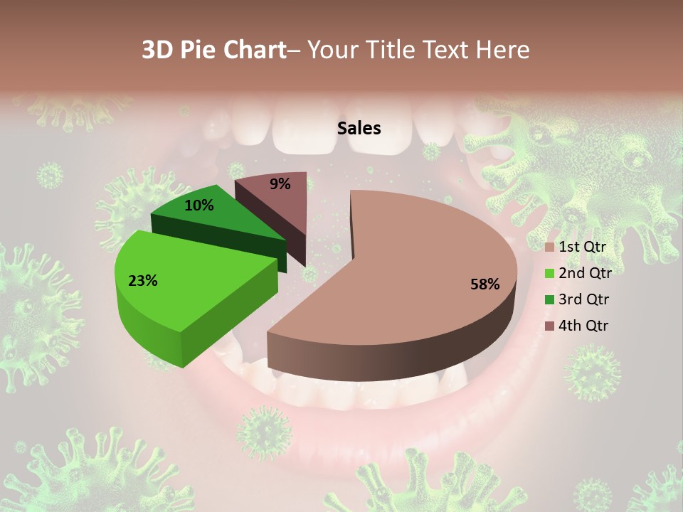 Symbol Germs Flu Virus PowerPoint Template