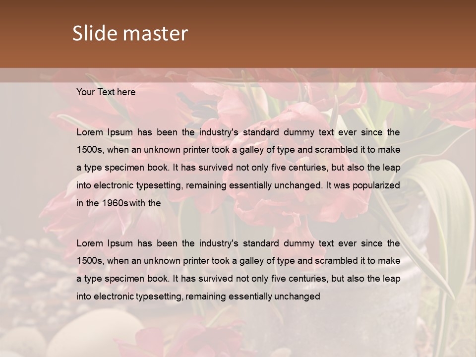 Retro Pink Grunge PowerPoint Template