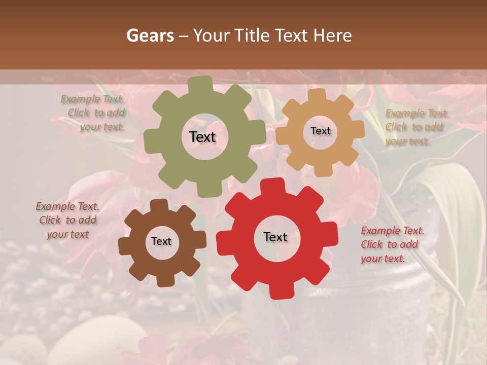 Retro Pink Grunge PowerPoint Template