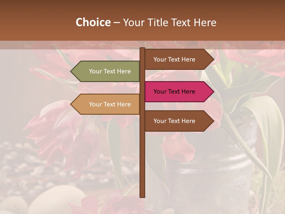 Retro Pink Grunge PowerPoint Template