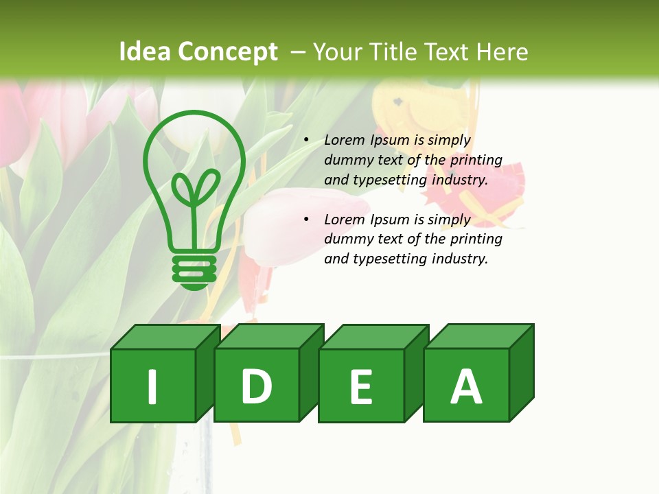 Decoration Egg Brown PowerPoint Template