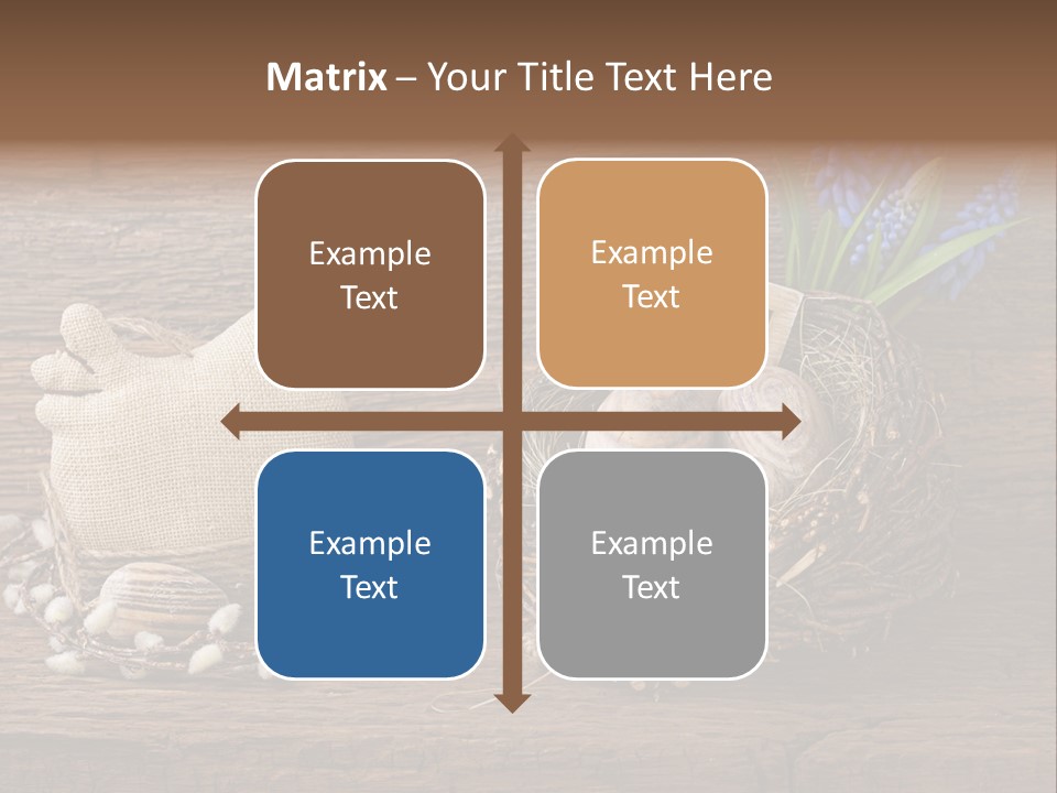 Table Hen Chicken PowerPoint Template