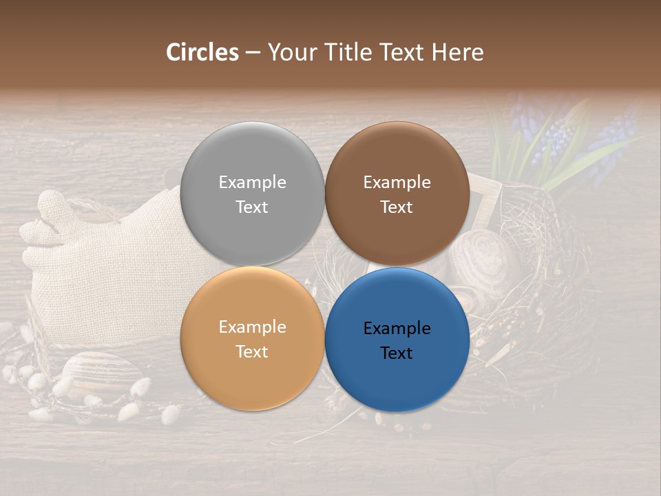 Table Hen Chicken PowerPoint Template